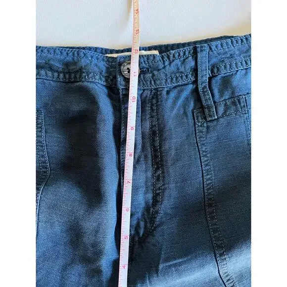 Anthropologie Audra Utility Pants Blue Women's Size 29 - Picture 7 of 11